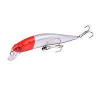 SeñUelos Pesca 1 señuelo Flotante de Pesca Minnow con Ojos 3D, crankbaits de 10 cm/8,4 g, Cebo Duro Artificial, Wobblers, Aparejos de Pesca for Carpas y lucios. SeñUelos De Pesca(A)