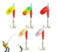 Señuelos Spinner para de,Kit De Metal Duro para Bass Y Trucha | Conjunto De Jigs para Trucha, Peces De Mar, Peces De Lago, Bagre, Crappie, Lucio En Aventuras Acuáticas Al Aire Libre para Dores