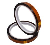 Senven 2Pcs Cinta resistente al calor Cinta enmascarar poliimida Cinta Kapton para placas circuito enmascaramiento, soldadura, recubrimiento en polvo, sublimación y aislamiento (33M x 10MM) × 2