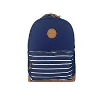 Senya EASYOU Mochila 25 L - Ordenador 15″ - Respaldo 3D Acolchado - Tejido Reciclado GRS - Bolsillos & Pasant Maleta, Azul y bolsa de rayas, large, Casual