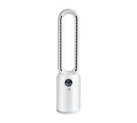 SENYA Fresh Air Ventilador de columna silencioso 2 en 1 con purificador de aire HEPA - Ventilador de pie sin aspas - Oscilación gran angular - Mando a distancia incluido y 24 velocidades ajustables