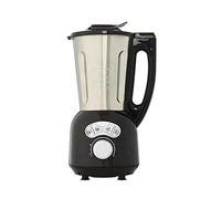Senya Licuadora Calentador de Acero Inoxidable Cook & Ice V3, Máquina para Hacer Sopa Suave/Triturada, Cocción Al Vapo, 1400 W, 1.5 litros, Metal, 3 Velocidades, Negro