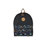 Senya Sac Easyou Mochila, Negro y Bolsa Patrón, Medium Unisex Adulto