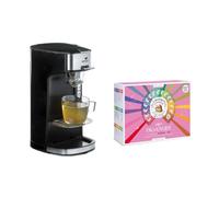 Senya Set Máquina de té, tetera eléctrica negra Tea Time & el Cofre Degustación que comprende 72 bolsitas-Les 2 Marmottes