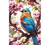 Senyanr 5D Diamond Painting Kits for Adults Animals Birds, DIY Trees Full Round Drill diamond Art kits adults, Crystal Rhinestone Embroidery Canvas painting for Home Decor 42x50in