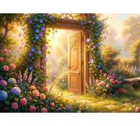 Senyanr 5D Diamond Painting Kits for Adults Morning Glory, DIY Garden Full Square Drill diamond Art kits adults, Crystal Rhinestone Embroidery Canvas painting for Home Decor 34x42in