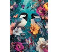 Senyanr 5D Diamond Painting Kits for Adults Woods Birds, DIY Leaf Full Square Drill diamond Art kits adults, Crystal Rhinestone Embroidery Canvas painting for Home Decor 18x26in