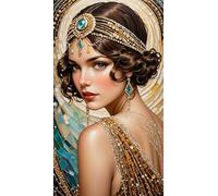 Senyanr 5D Diamond Painting para Adultos 30x70cm Reina moderna,DIY Square diamond painting kit completo adultos,Kit de Cristal Pintura de Diamantes para Decorar la Habitación