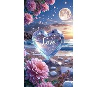 Senyanr Diamond Painting Adultos Grande Tamaño Playa del amor de las flores 60x130cm,DIY 5D Square Cuadros Pintura Diamante para Adultos,Bordado Punto de Cruz Arte Craft Home Salón Decor de Pared