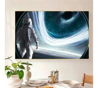 Senyanr DIY Round Full Drill Diamond Art Painting Kits for Audlts,5D Astronaut Space Canvas diamond painting,Rhinestone Cross Stitch Embroidery Diamond Dots art Crafts for Home Decor 12x16 inch