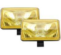 Senyoi Conjunto de faros antiniebla delanteros para PEUGEOT H3, 205, GTI, CTI, 106, 306, Mi16 reemplazo de faros(2pcs yellow)