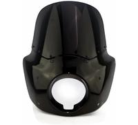 Senyoi Conjunto de faros delanteros motocicleta para Dyna 2006 Retro Motorcycle, cubierta carenado faro 5-3/4" Faro de motocicleta(Negro,9INCH)