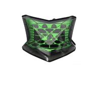 Senyoi Luces de motocicleta impermeables Luz trasera LED integrada para motocicleta, luz de freno, para giro para señales para Z650 Z900 650 ABS 2017 2018(Verde)