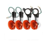 Senyoi Luces de motocicleta impermeables Para Giro delantero y trasero de motocicleta para luz indicadora señal, juego lámpara para Rebel CA250 CMX250 para Storm DD250E/150(Front and Rear)