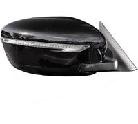 Senyoi Para X-trail 2015-2018 Conjuntos de espejos retrovisores exteriores puerta automática 11 pines(Negro,L)