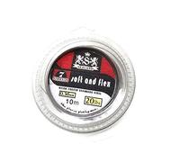 SENYUBBY Cable de línea de pesca de 7 hebras de 5 a 200 libras, alambre líder de acero inoxidable recubierto de nailon con mangas de crimpado (1 unidad-80 libras)