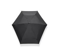 Senz ° Micro Foldable Storm Umbrella Pure Black, Pure Black, Medium, Negro puro, Medium, Clásico