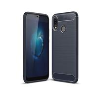 senza marchio Compatible con Huawei P20 Lite (2018)/ Nova 3E ANE-LX1 / ANE-L21 ANE-LX1 / LX2 / LX3 - Carcasa Protectora de Gel de Silicona TPU Flexible Mate Ultra Suave Slim Case (Azul)