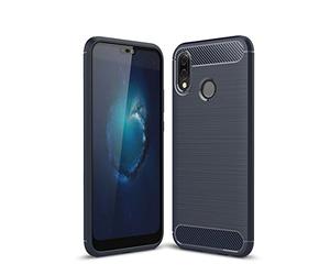 senza marchio Compatible con Huawei P20 Lite (2018)/ Nova 3E ANE-LX1 / ANE-L21 ANE-LX1 / LX2 / LX3 - Carcasa Protectora de Gel de Silicona TPU Flexible Mate Ultra Suave Slim Case (Azul)