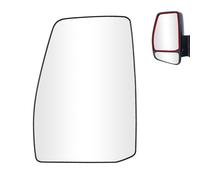 SENZEAL Cristal de espejo reemplazar para Ford Transit Custom 2012-2022 Retrovisor Cristal De Retrovisor Calefactable Retrovisor exterior Lado(Izquierdo)