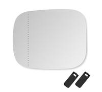 SENZEAL Cristal de Retrovisor Calefactable Lado del Conductor para Volvo XC70 2007-2016 XC90 2007-2014 30716137 31297395 (Izquierda)