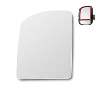 SENZEAL Cristal de Retrovisor Calefactable Lado del Conductor para VW Volkswagen Crafter 2017-2024 (Superior Izquierda)