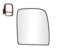 SENZEAL Cristal de Retrovisor Calefactable Lado del Pasajero para Citroen Jumpy Peugeot Expert Fiat Scudo 2007-2016 Toyota Proace 2013-2016 (Superior Derecha)