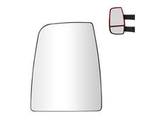 SENZEAL Cristal de Retrovisor Calefactable Superior Izquierda para Ford Transit MK8 2014 2015 2016 2017 2018 2019 2020 2021 2022 1823985 (Superior Izquierda)