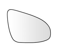 SENZEAL Cristal del Espejo Derecho Lado del Pasajero Calefactado con Placa de Soporte para Citroen C1 Peugeot 108 Toyota Aygo 2014-2022 1612467680 1612467780 (Derecho)