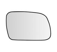 SENZEAL Cristal del Espejo Derecho Lado del Pasajero Calefactado con Placa de Soporte para Peugeot 307 2001-2008 407 2004-2009 (Derecho)