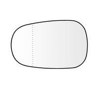 SENZEAL Cristal del Espejo Lateral del Conductor Calefactado con Placa de Soporte para Renault Clio 1994-2005 Megane 1996-2003 Scenic 1996-2003 (Izquierda)