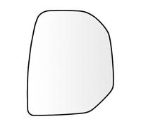 SENZEAL Cristal del Espejo Lateral del Pasajero Calefactado con Placa de Soporte para Citroen Berlingo 2008-2013 Peugeot Partner 2008-2013 (Derecho)