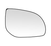 SENZEAL Cristal del Espejo Lateral del Pasajero Calefactado con Placa de Soporte para Hyundai i20 2008-2014 (Derecho)