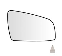 SENZEAL Cristal del Espejo Lateral del Pasajero Calefactado con Placa de Soporte para Opel Zafira B 2005-2008 1426545 1426546 (Derecho)