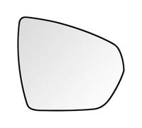 SENZEAL Cristal del Espejo Lateral del Pasajero Calefactado con Placa de Soporte para Peugeot 3008 SUV 2016-2023 5008 II 2017-2024 Opel Grandland X 2017-2024 Citroen C5 Aircross 2018-2024 (Derecha)