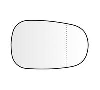 SENZEAL Cristal del Espejo Lateral del Pasajero Calefactado con Placa de Soporte para Renault Clio 1994-2005 Megane 1996-2003 Scenic 1996-2003 (Derecho)
