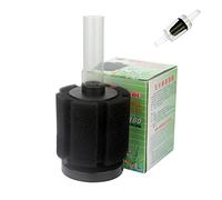 Senzeal S Size Bio Sponge Filters Filtro de Espuma Bioquímica para Acuario Fish Tank Air Pump with Check Valve Negro