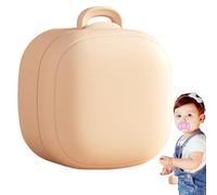 SENZZ Funda para chupete de bebé - Bolsa portátil de silicona para funda de chupete | Tenedor portátil del chupete del silicón de la bolsa del chupete del viaje para la bolsa de pañales, niños y