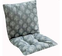 seokor Cojines para Sillas con Respaldo, 40x40/45x45/50x50cm Silla de Comedor Cojín，cojín de Respaldo con Cintas Cojínes de Asiento Exterior Interior para Oficina, hogar, jardín(A3,40x40cm1PC)