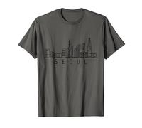 Seoul Skyline Corea del Sur Camiseta