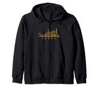 Seoul Skyline Corea del Sur Sudadera con Capucha