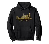 Seoul Skyline Corea del Sur Sudadera con Capucha