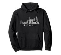 Seoul Skyline Corea del Sur Sudadera con Capucha