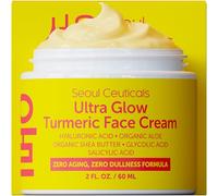 SeoulCeuticals Crema facial de cúrcuma coreana - Hidratante facial para piel seca opaca - Crema de cuidado de la piel cero envejecimiento - K Beauty Cuidado de la piel para una piel brillante - Crema
