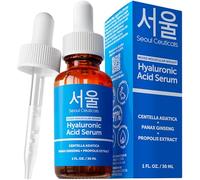 SeoulCeuticals Suero facial de ácido hialurónico, tratamiento coreano para el cuidado de la piel para inflamación, radicales libres y síntesis de colágeno, suero de centela y propóleos de ácido
