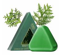 SeoulGlow Cypress Leaf Hair Growth Soap, Nature Triangle Shampoo Bar, Nature Seven Green Soap Shampoos, Usman Grass Shampoo Bar, Calming & Strengthens Hair for Women and Mens (1Pcs)