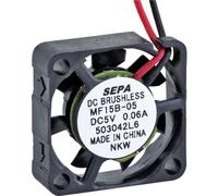 SEPA MF15B05 Ventilador axial 5V DC 0.7m³/h (L x W x H) 15x15x4.5mm