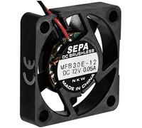 SEPA MFB30E12 Ventilador axial 12V DC 4.0m³/h (L x W x H) 30x30x6.5mm