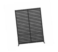 Separación temporal pared terraza del jardín, Pantalla cerca privacidad exterior, for patio, balcón, patio trasero, uso exterior e interior(Black,90x120cm)