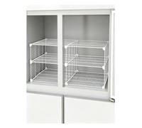 Separador Ajustable para Congelador Vertical, Organizador de Alimentos | Material de malla metálica; Espaciado de malla 1.5cm; Fácil de instalar; Apto congeladores verticales(30x47x113x22cm)